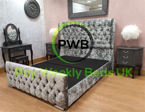 Pay Weekly Crushed Velvet Beds — Pay Weekly Crushed Velvet Beds