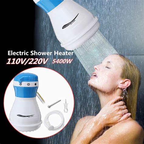 V Electric Shower Head Instant Water Heater With Hose Bracket Shopee Philippines
