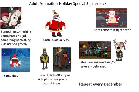 Adult Animation Holiday Special Starterpack R Starterpacks Starter