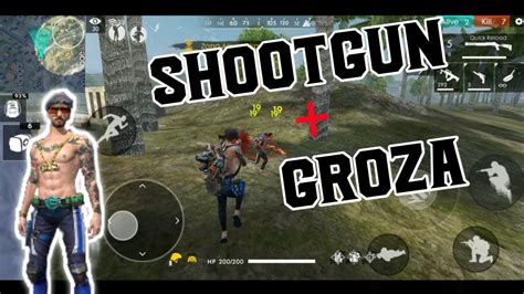 Groza Ft Shotgun Auto Boyah Garena Free Fire Youtube