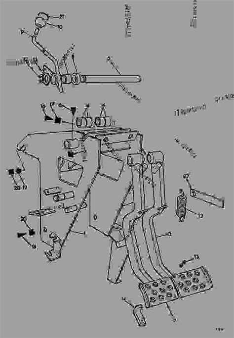 Control Pedal Brake Construction Jcb 1400b 2wd Backhoe Loader Usa