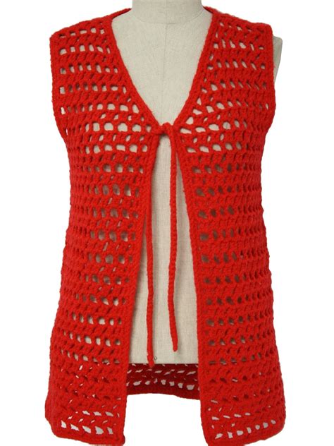 RustyZipper.Com Vintage Clothing | Crochet vest pattern, Vest pattern