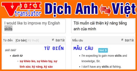 Translate from vietnamese to english. Phần mềm Dịch tiếng Anh & Từ điển | Translate English to ...