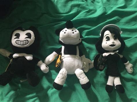 Bendy And The Ink Machine Plush Set Boris The Wolf Bendy And Alice