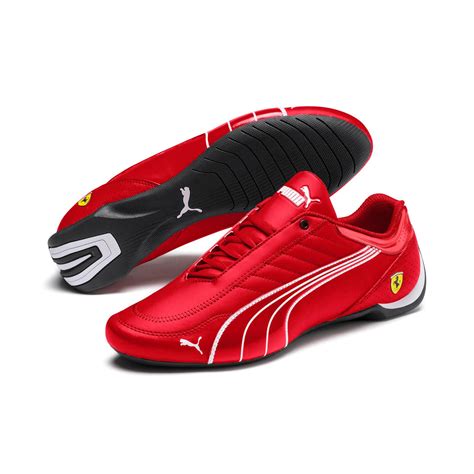 Puma Lace Scuderia Ferrari Future Kart Cat Mens Shoes In 03 Red For