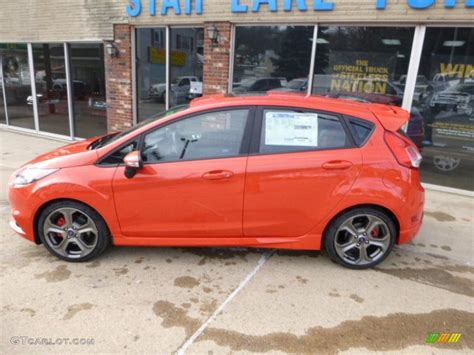 2014 Molten Orange Ford Fiesta St Hatchback 88255962 Photo 7