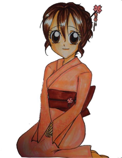 Kimono Girl By Symphograzer On Deviantart