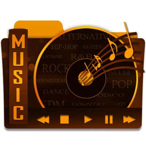 Music Folder Icon By Mikromike On Deviantart