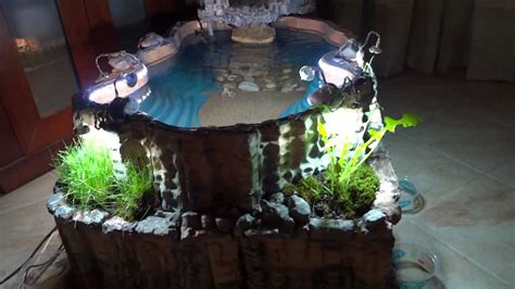 Junky water fountains funkyjunkinteriors here is. DIY INDOOR POND WITH WATERFALL - YouTube