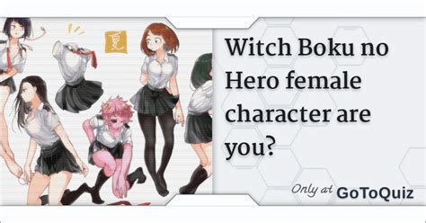 Female Bnha Oc Female Mha Characters