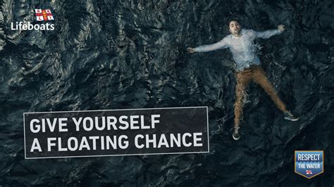 Rnli Respect The Water Campaign Says ‘floating Saves Lives