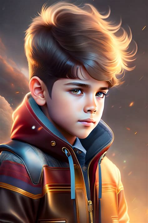 Lexica - 16 years, boy, cool look, frant image,