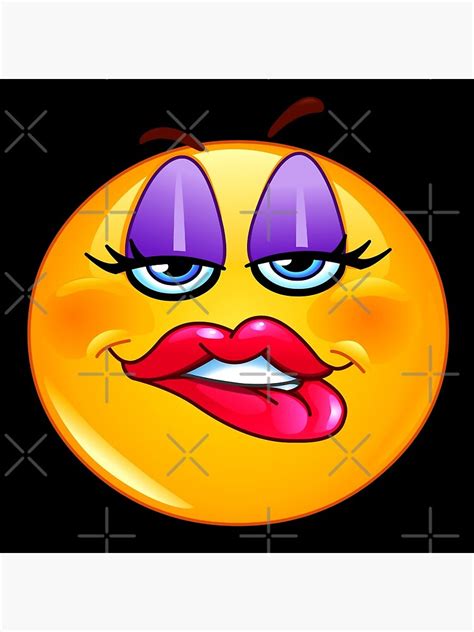 sexy biting lip emoji photographic print for sale by markdn45 redbubble