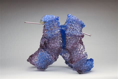 Glass Sculptures Of Hands Knitting Themselves Celebrate The Act Of