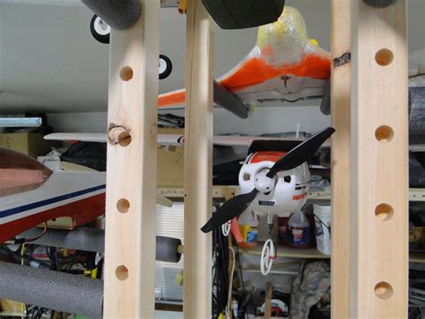 Rc Airplane Storage Rack Hangar Holds 8 Made In Usa T28 P51 Horizon
