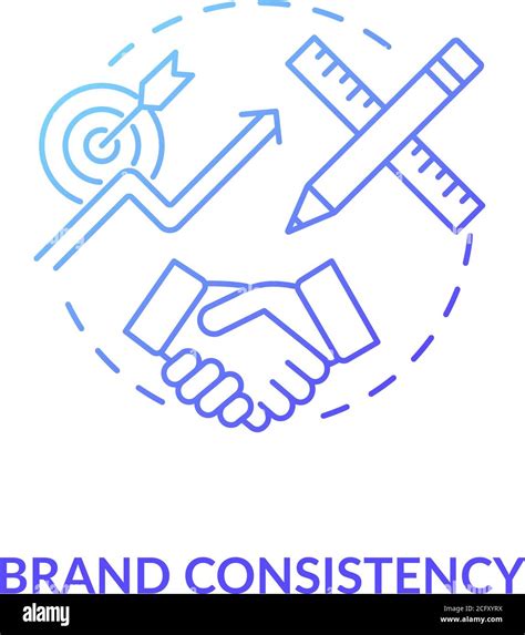 Brand Consistency Concept Icon Stock Vector Image And Art Alamy