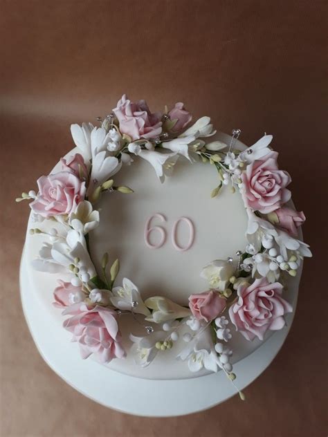 Maybe you would like to learn more about one of these? 60th wedding anniversary cake (With images) | 60 wedding ...