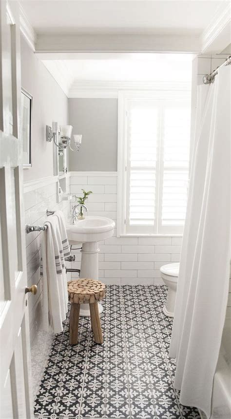 21 Bathroom Ideas Why A Classic Black And White Scheme Is Always A