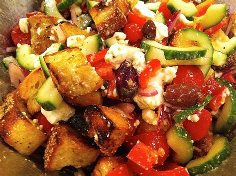 Greek Panzanella Ina Garten Pasta Salad Recipes Veggie Recipes New