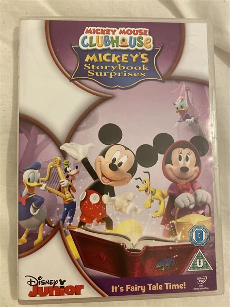 Mickey Mouse Clubhouse Storybook Surprises Dvd Walt Disney Contains 3