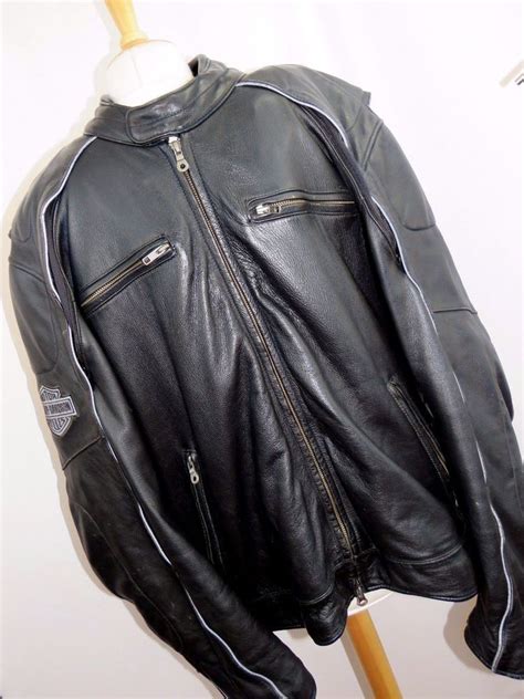 Harley davidson leather jacket fringe black mirage brand new 3xl xxxl rrp. Harley Davidson Men's Skull Willie G Leather Jacket Black ...