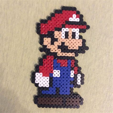 Super Mario Aus Bügelperlen Bügelperlen Ironbeads Perlerbeads