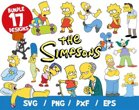 The Simpsons Svg Bundle The Simpsons Bundle Svg Bart Simpson Svg