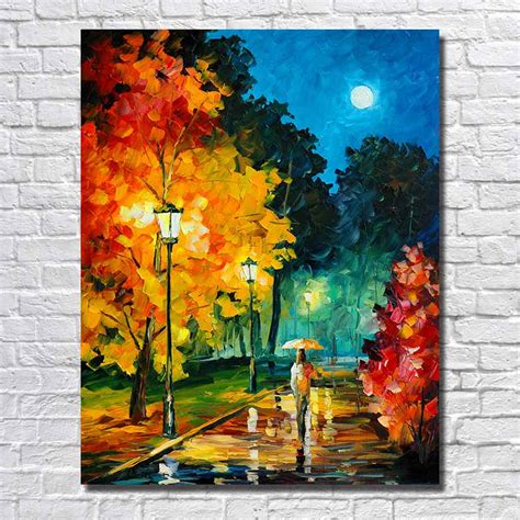 Nice Scenery Oil Paintings Home Decoration Wall Art Knife Painting Wall