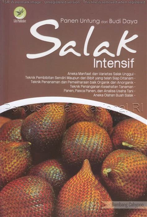 Panen untung dari budi daya salak intensif / Bambang Cahyono ; editor