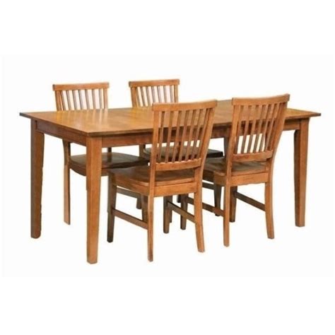 Bowery Hill 7 Piece Dining Set In Cottage Oak Cymax Business