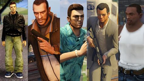Top 10 Grand Theft Auto Protagonists Ranked Worst To Best Youtube