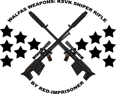 Walfas Weapons Ksvk Sniper Rifle By Red Imprisoner On Deviantart