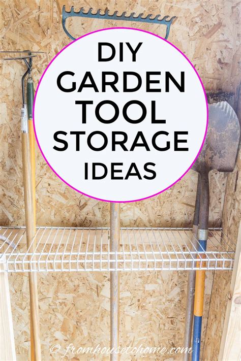 12 Garden Tool Storage Ideas How To Organize Garden Tools Gardening