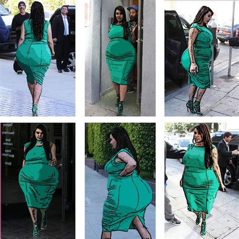 Kim Kardashian Weight Gain By Yobuddie On Deviantart