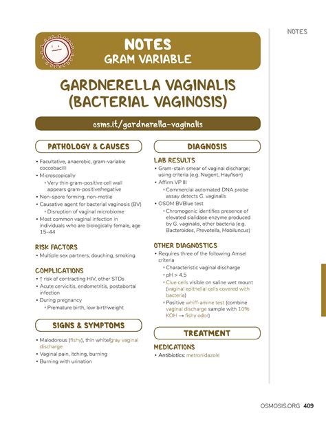 Gram Variable Microbiology Osmosis Notes 409 Notes Gram Variable