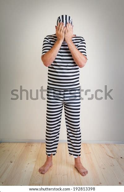 Portrait Man Prisoner Prison Garb Stock Photo 192813398 Shutterstock