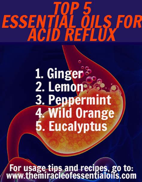 5 Essential Oils For Acid Reflux And How To Use Them As A Natural Remedy