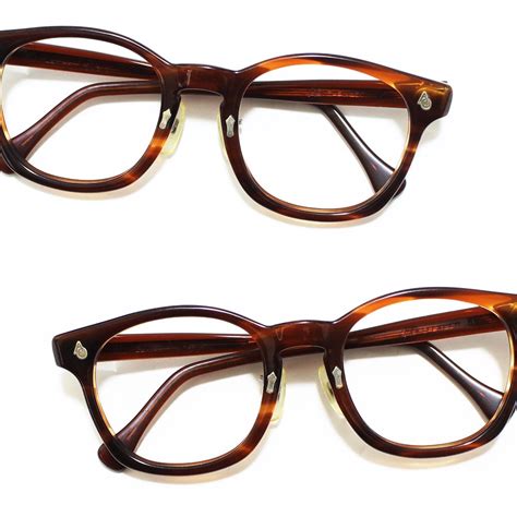 Vintage 1950s American Optical Safety Eyeglasses Amber Made In Usa ｜ ビンテージ眼鏡 American