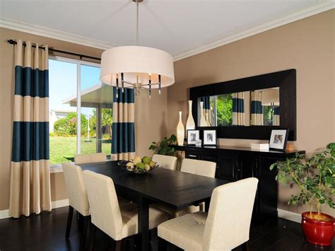 Neutral Contemporary Dining Room Is Sleek Masculine Hgtv
