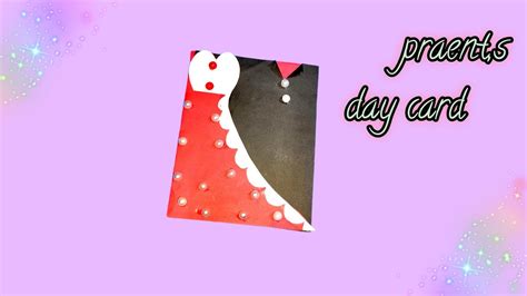 How To Make Parents Day Card Easy Ideasparents Day Card Making