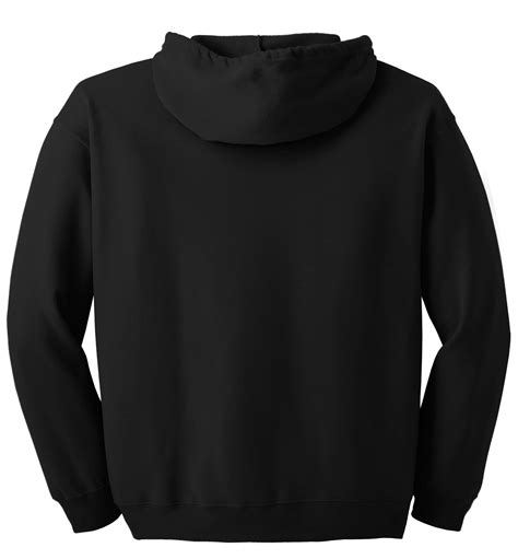 525 Full Zip Hooded Sweatshirt Back View Of Hoodie Popular Mockups