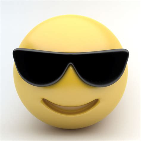 Emoji Sunglasses 3d 3ds