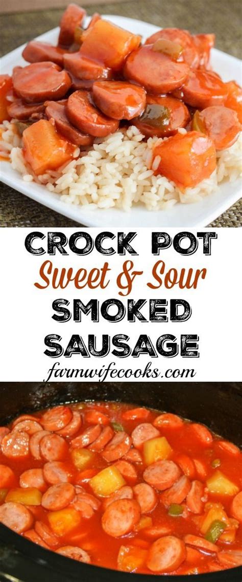 For us, the first thing we want to look at is cheese. Sweet and Sour Smoked Sausage is a yummy recipe that can be made as an appetizer or over rice fo ...