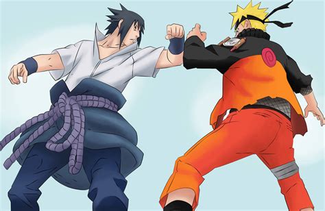Naruto And Sasuke Clash By Msyakiradilin On Deviantart