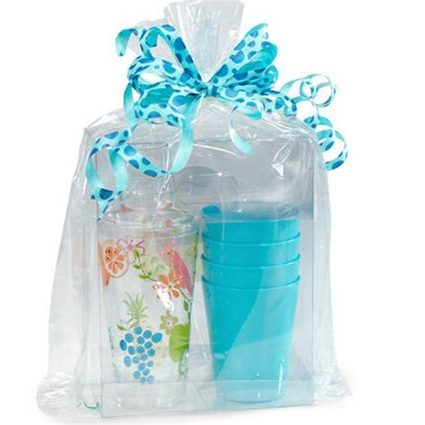 Celebrate Next® 10pack Clear Cellocellophane Bags T Basket