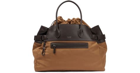 The Row Margaux 17 Inside Out Canvas Tote In Brown Lyst