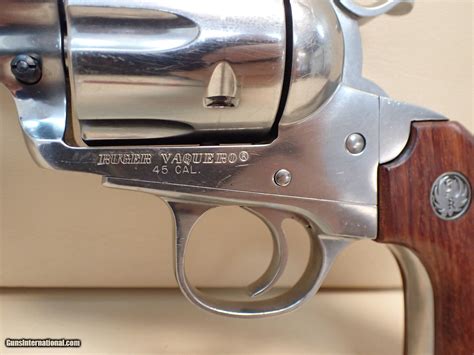 Ruger Bisley Vaquero 45 Colt 55 Barrel Stainless Steel Single Action