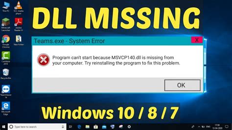 How To Fix Missing Dll Files In Windows Vcruntime Is Error On Windows Htd Vrogue