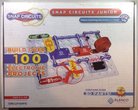 Elenco Snap Circuits Junior 100 Electronic Projects Kit New In Box Ebay