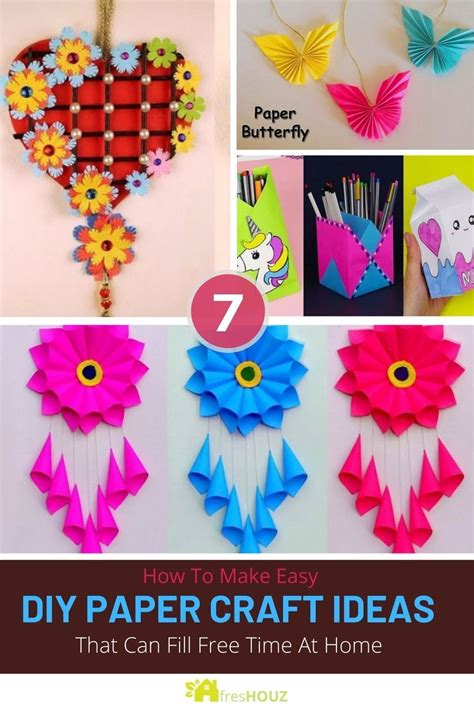 How To Make Easy Diy Paper Craft Ideas That Can Fill Free Time At Home